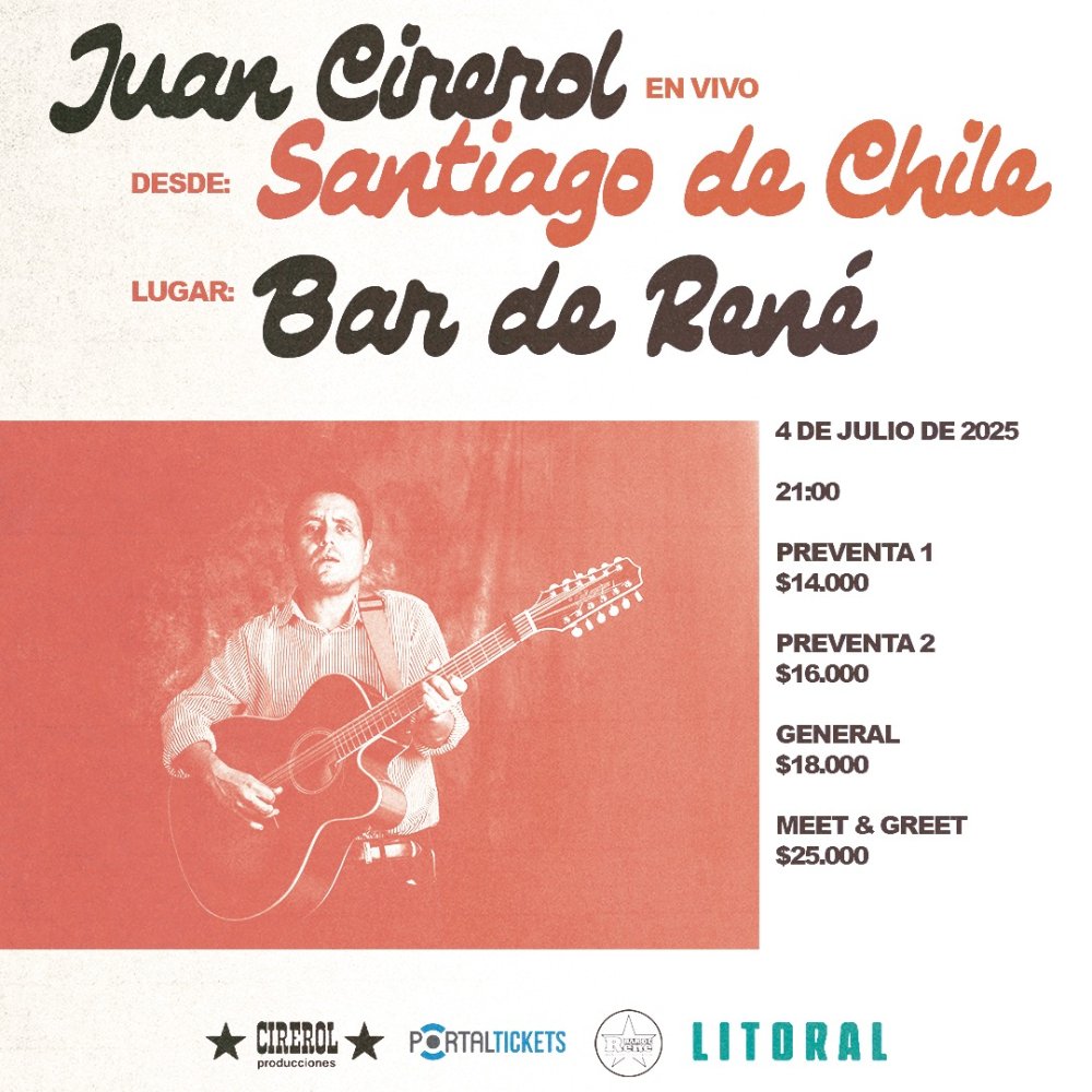 Juan Cirerol regresa a Chile